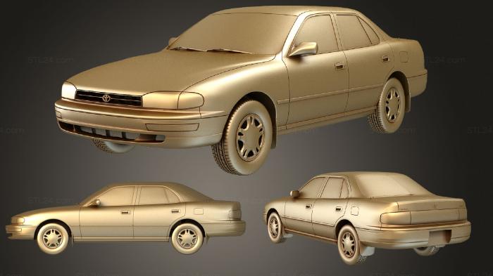 Автомобили и транспорт (Комплект Toyota Camry, CARS_3613) 3D модель для ЧПУ станка